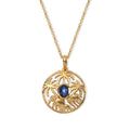 EVER TRUE Diffundierter Stern blauer Saphir Anhänger mit Kette, ca. 50 cm ca. 1.57 ct