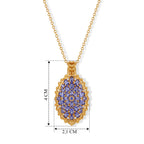 EVER TRUE Tansanit Schmuckset ca. 50 cm ca. 4,48 ct.