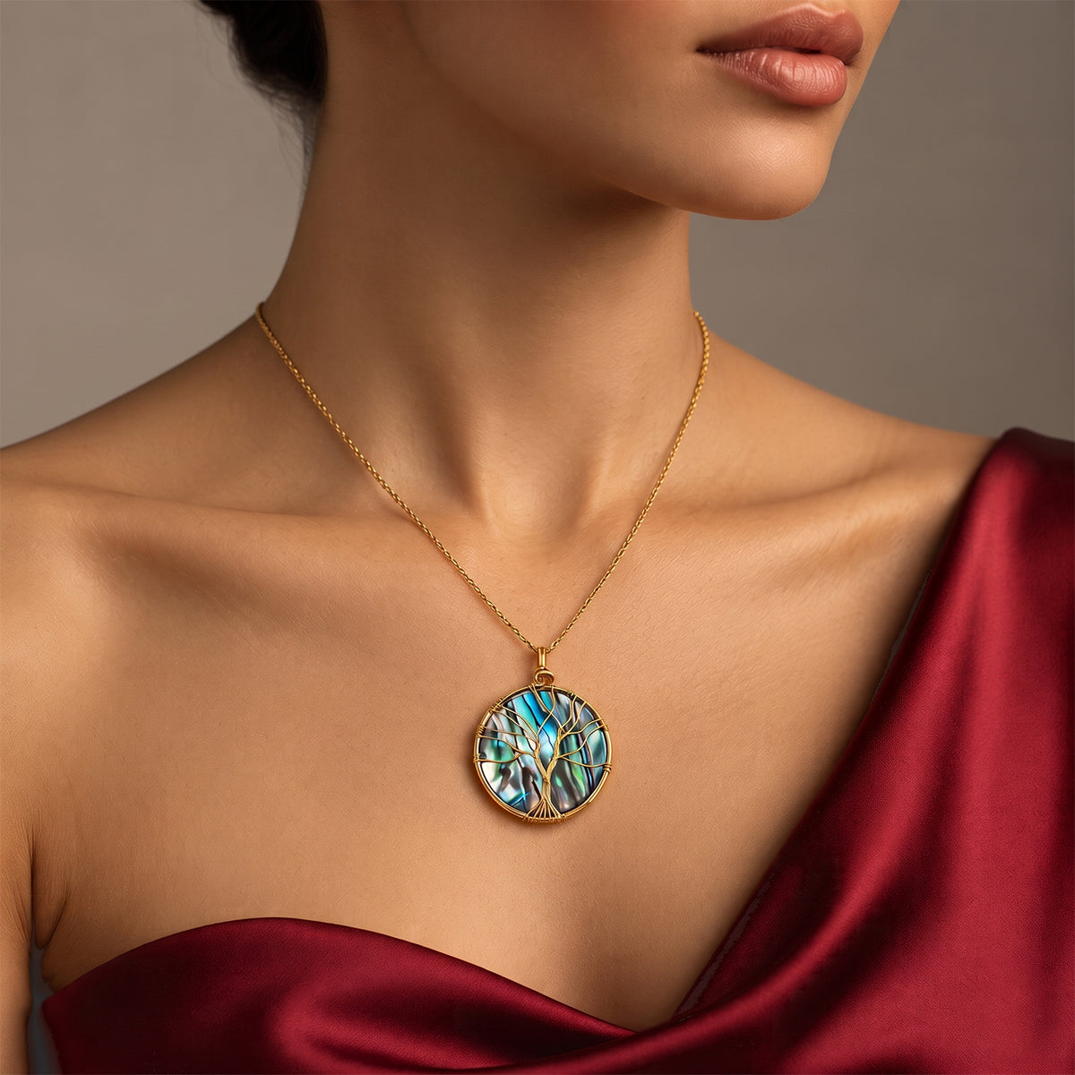 EVER TRUE Abalone Muschel Schmuckset ca. 50 cm ca. 0,01 ct.