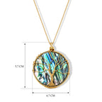 EVER TRUE Abalone Muschel Schmuckset ca. 50 cm ca. 0,01 ct.