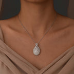 D'Joy Moissanit Schmuckset ca. 50 cm 925 Silber Rhodiniert ca. 4,95 ct.