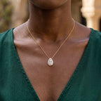 LUXURIANT DIAMOND - Lab Grown Diamant SI-GH Schmuckset ca. 45 cm 925 Silber 750 Gelbgold vermeil ca. 1.55 ct