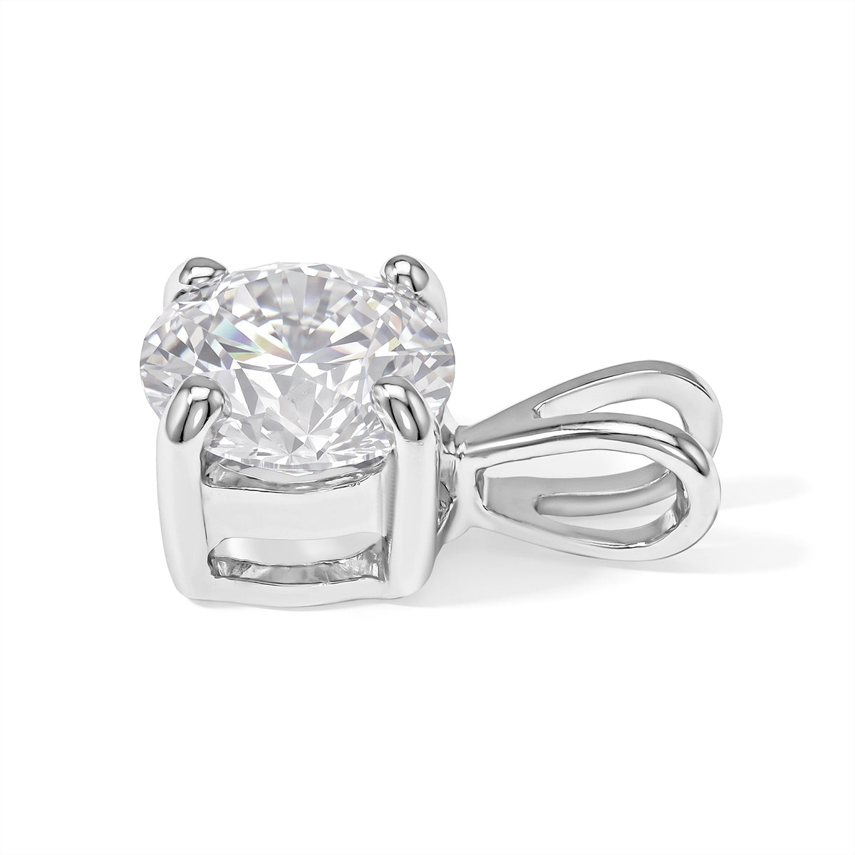 VS Moissanit GRA zertifiziert Schmuckset 925 Silber Platiniert ca. 1,67 ct.