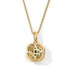 D'Joy AAAA Tsavorite Granat Schmuckset  ca. 50 cm 925 Silber 750 Gelbgold vermeil ca. 0,73 ct.