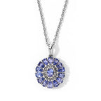 EVER TRUE Tansanit Schmuckset (10-15 Werktage Lieferzeit) ca. 50 cm ca. 4,11 ct.
