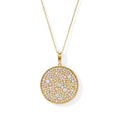 LUXURIANT DIAMOND - Lab Grown Diamant SI-GH Schmuckset ca. 45 cm 925 Silber 750 Gelbgold vermeil ca. 1,33 ct.