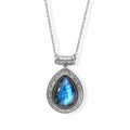 EVER TRUE AAA Labradorit Schmuckset ca. 50 cm ca. 16,07 ct.
