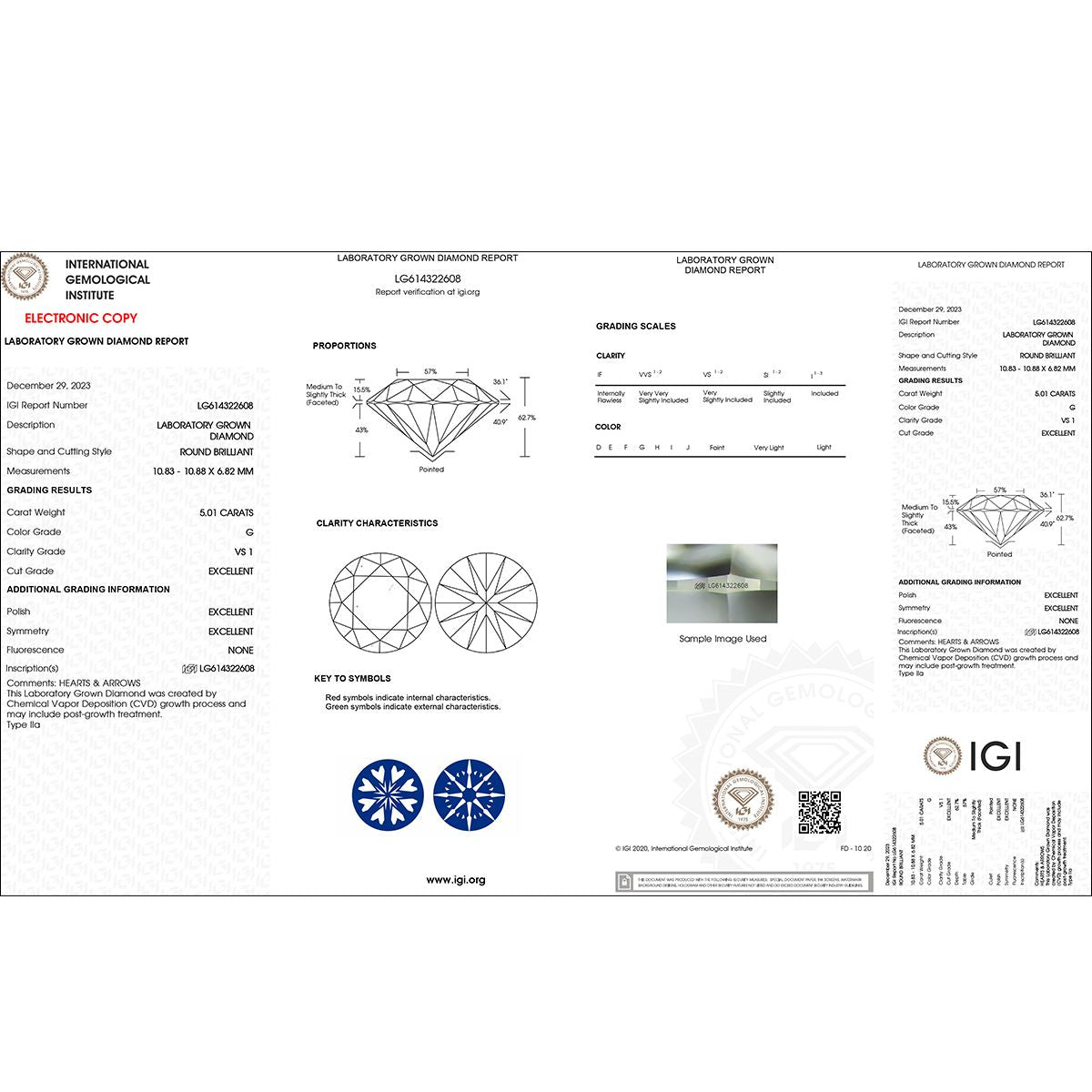 Exklusives Luxuriant Diamond Set: IGI zertifizierte VS-EF Labor-Diamant-Anhänger & Ring in 950 Platin