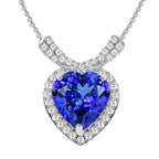 Premium-Duo: RHAPSODY AAAA Tansanit und VS Diamant Schmuckset