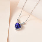 Premium-Duo: RHAPSODY AAAA Tansanit und VS Diamant Schmuckset