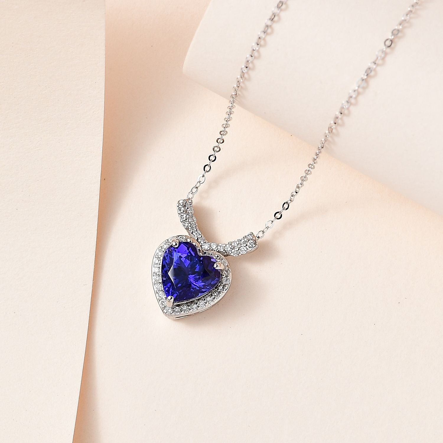 Premium-Duo: RHAPSODY AAAA Tansanit und VS Diamant Schmuckset
