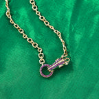 GP Trionfo Kollektion- Schwarzes Spinell, Rhodolith Granat und blaues Saphir Schmuckset