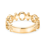GP Royal Art Déco Kollektion- Kanchanaburi blauer Saphir Ring und Ohrringe