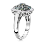 D'Joy Alexandrit und Diamant Ring und Anhänger mit 50 Kette