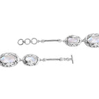 Royal Bali Kollektion-  Regenbogen Mondstein Schmuckset