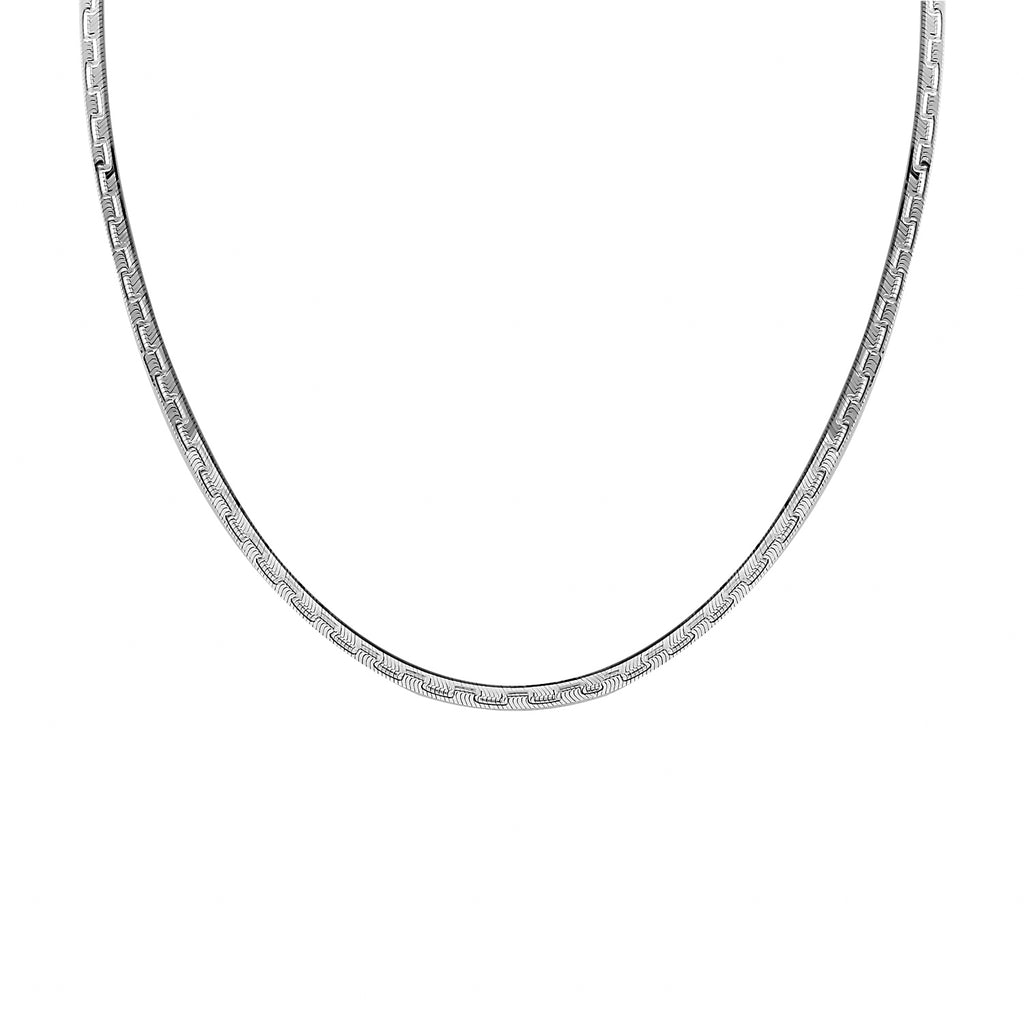 Fischgrätenkette 43cm und 18+2cm Armband