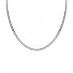 Fischgrätenkette 43cm und 18+2cm Armband