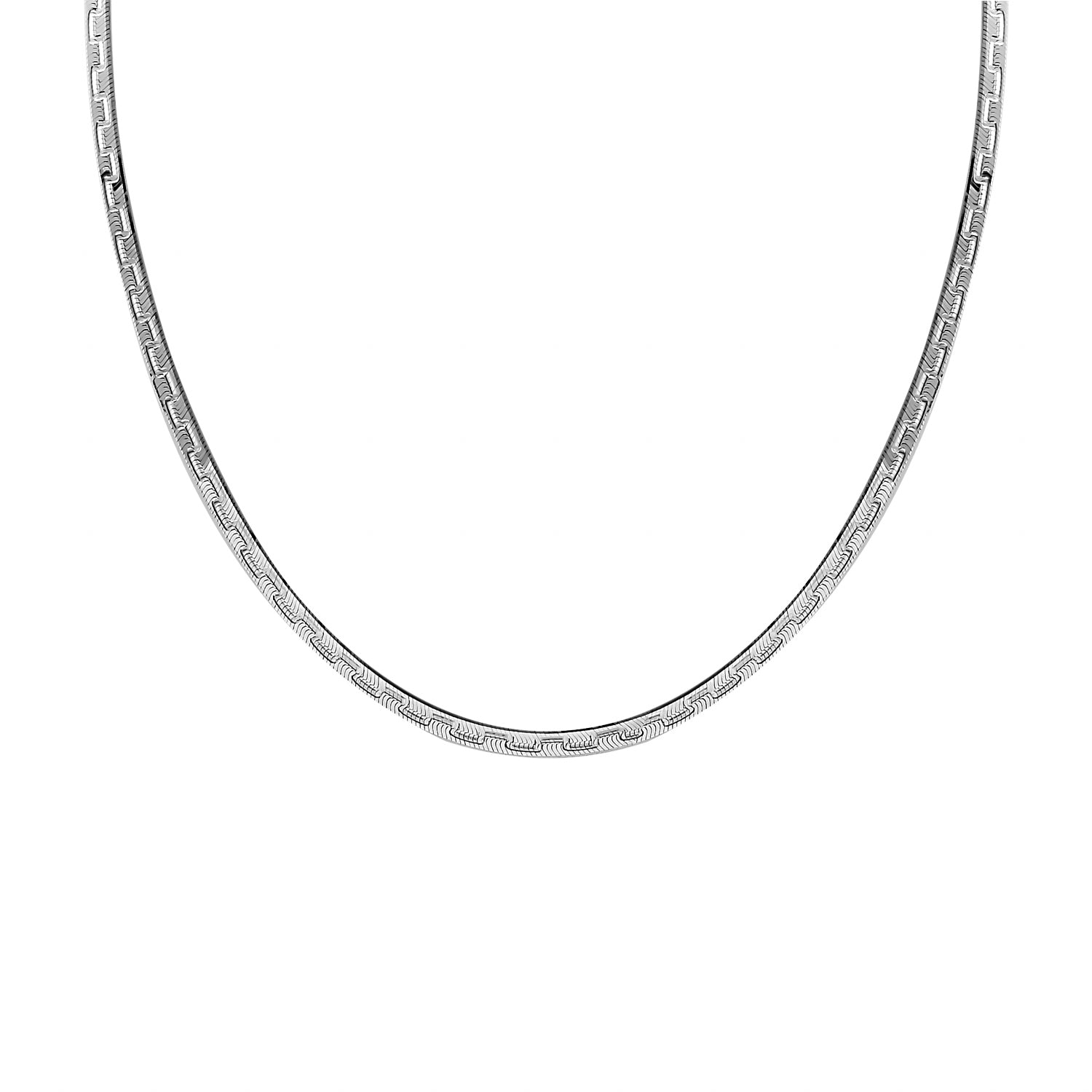 Fischgrätenkette 43cm und 18+2cm Armband