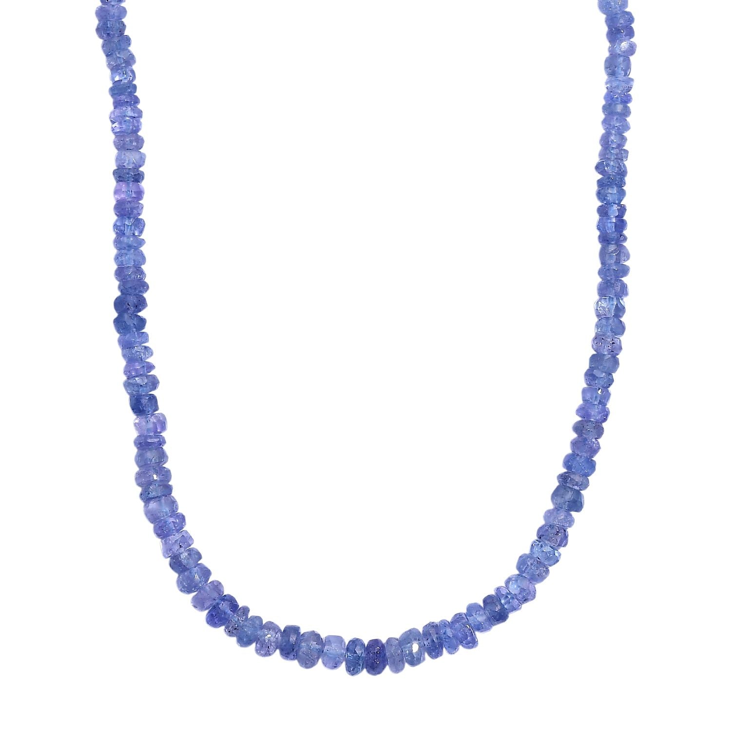 Tansanit 45cm Halskette und 19cm Armband