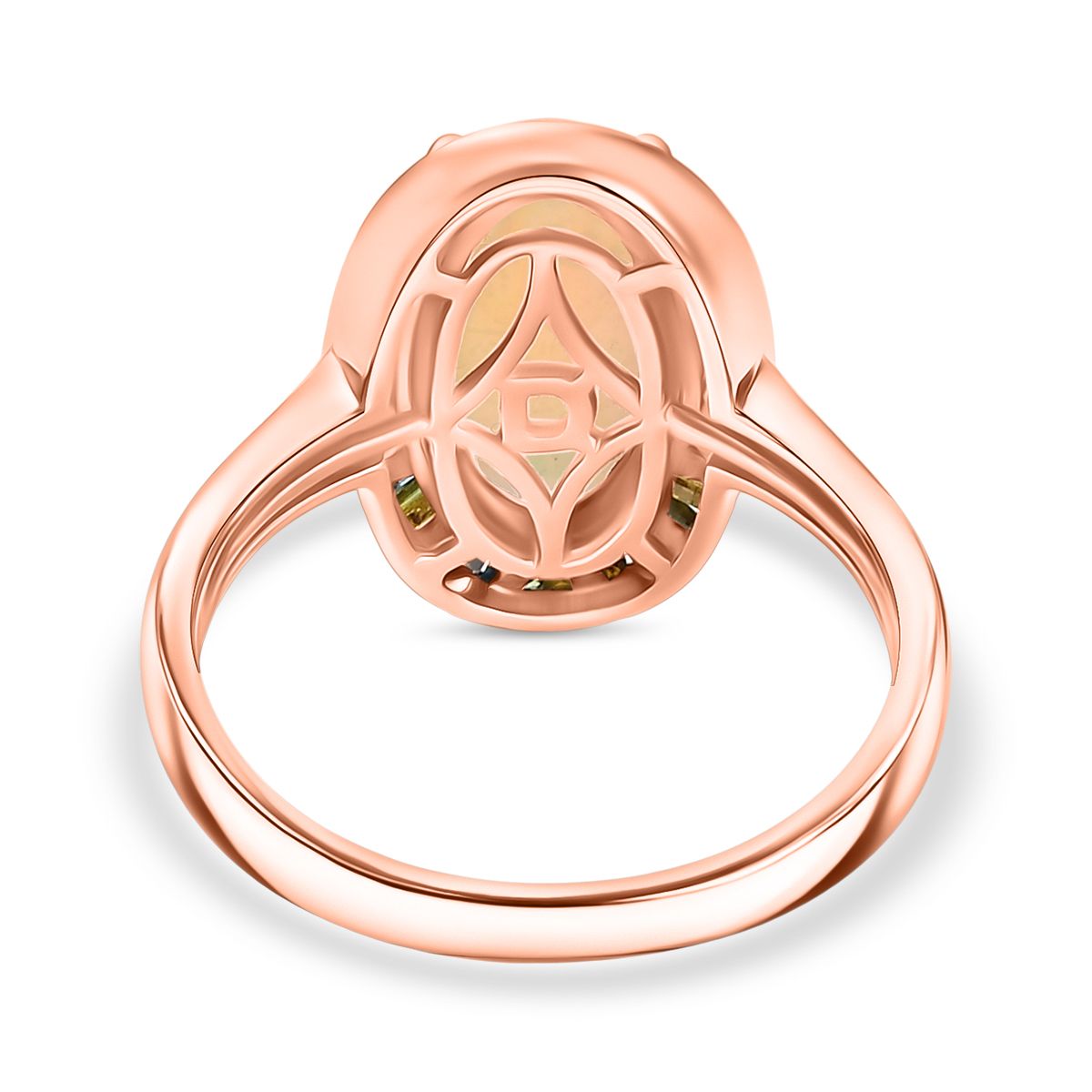 D’Joy AA äthiopisches Welo Opal und mehrfarbiges Diamant Schmuckset