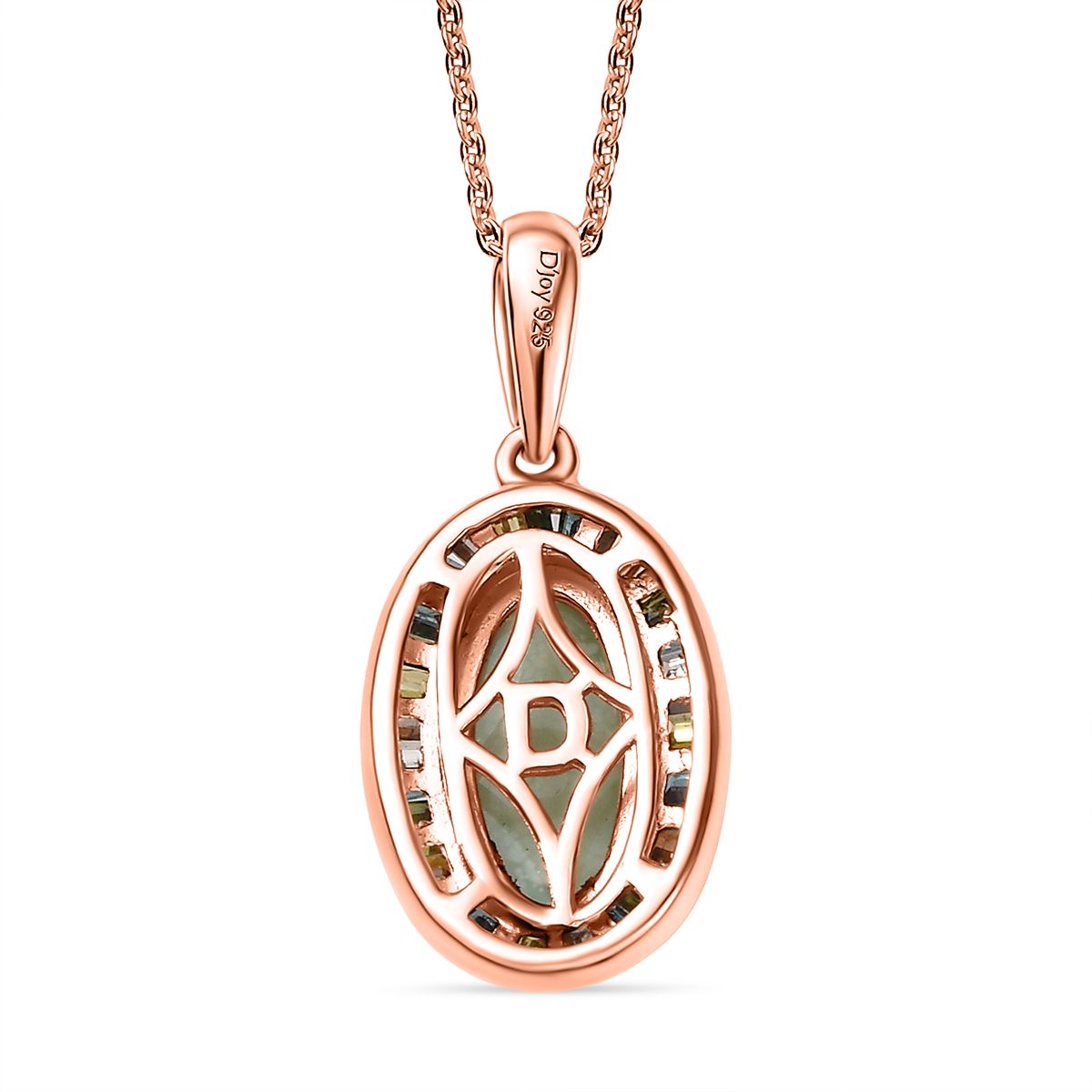 D’Joy AA äthiopisches Welo Opal und mehrfarbiges Diamant Schmuckset