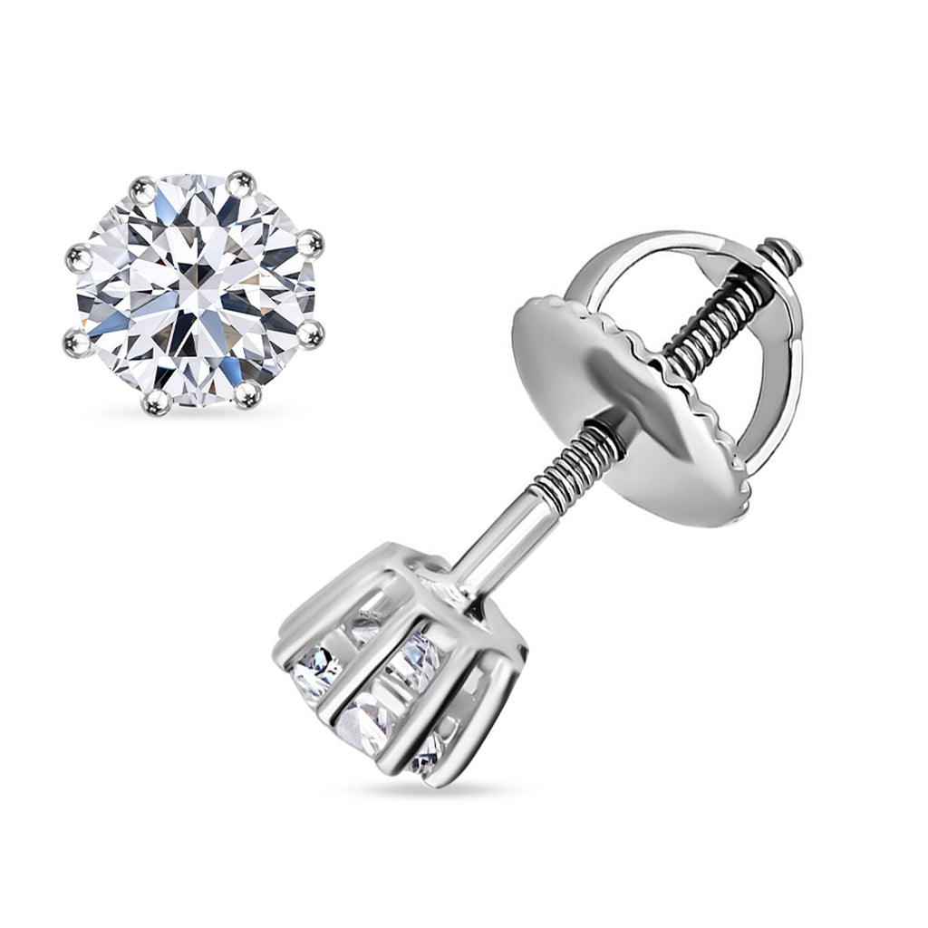 LUXURIANT DIAMOND- SGL zertifizierter VS-EF Labor Diamant-Anhänger Ring und Ohrringe 950 Platin