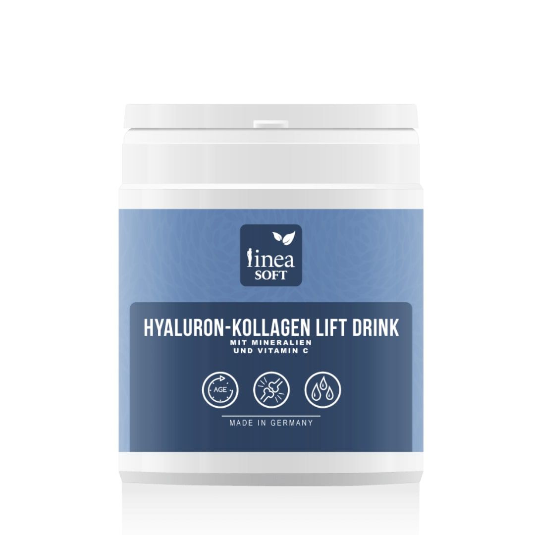 Linea Soft 2er-Set Hyaluron und Collagen Anti-Aging Lift Drink 300 gr - 30 Tage Kur