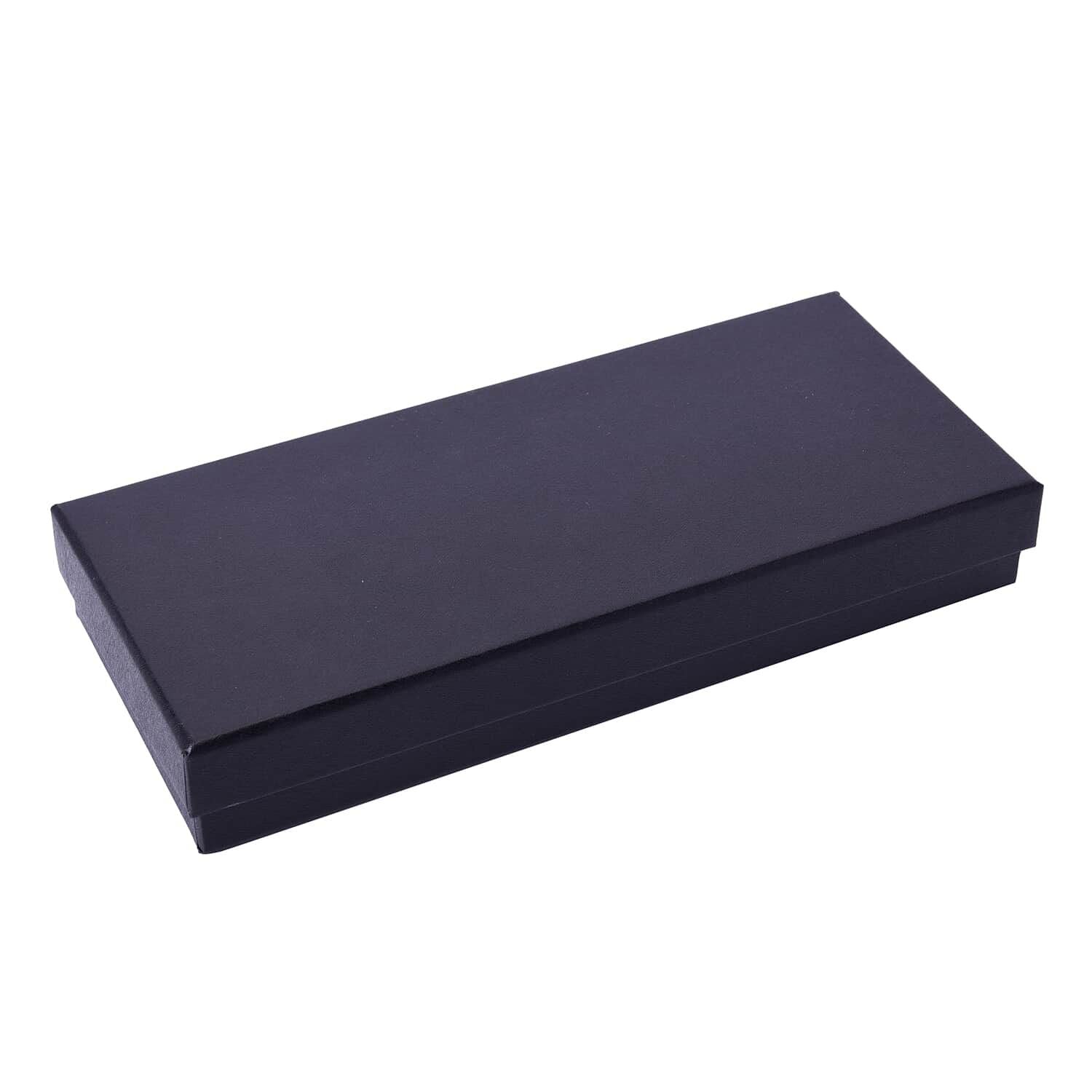 Federstift Geschenkbox, schwarz feder