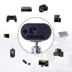 Homesmart - Mini-Tragbar 4K Projektor, 145x53x28.5mm, Silber