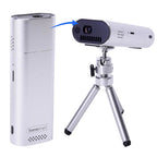 Homesmart - Mini-Tragbar 4K Projektor, 145x53x28.5mm, Silber