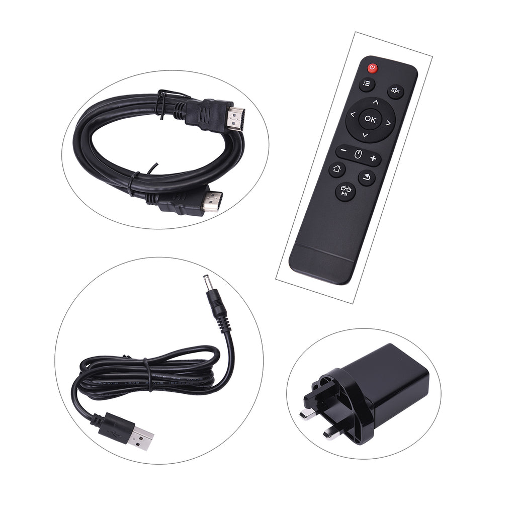 Homesmart - Mini-Tragbar 4K Projektor, 145x53x28.5mm, Silber