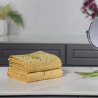 2er-Set Badetuch mit Stickerei, Beige