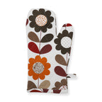 100% Baumwolle Küchen-Set, Schürze, Handschuh und Topflappen, Blumenwiese, mehrfarbig, 3 teilig