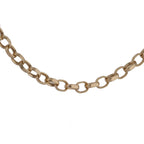 Ovale Erbskette, ca. 50 cm, 375 Gelbgold ca. 3,21g