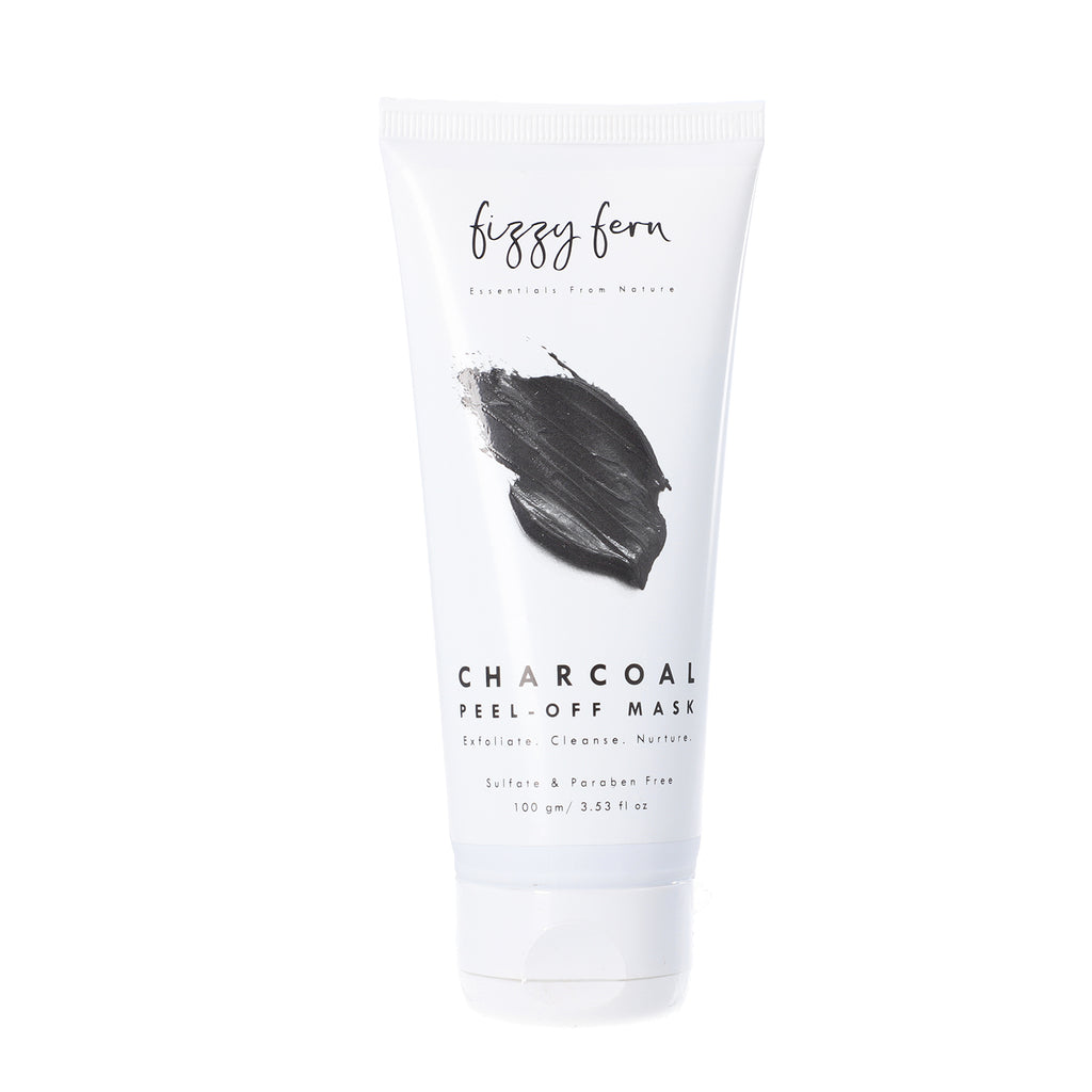 FIZZY FERN - Holzkohle Peel-off Maske mit Kurkuma, 100g