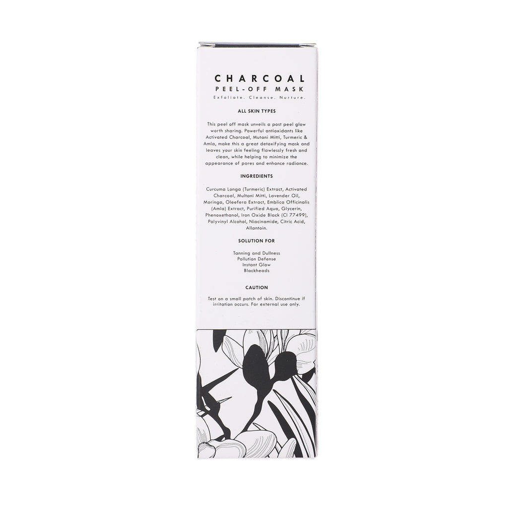 FIZZY FERN - Holzkohle Peel-off Maske mit Kurkuma, 100g