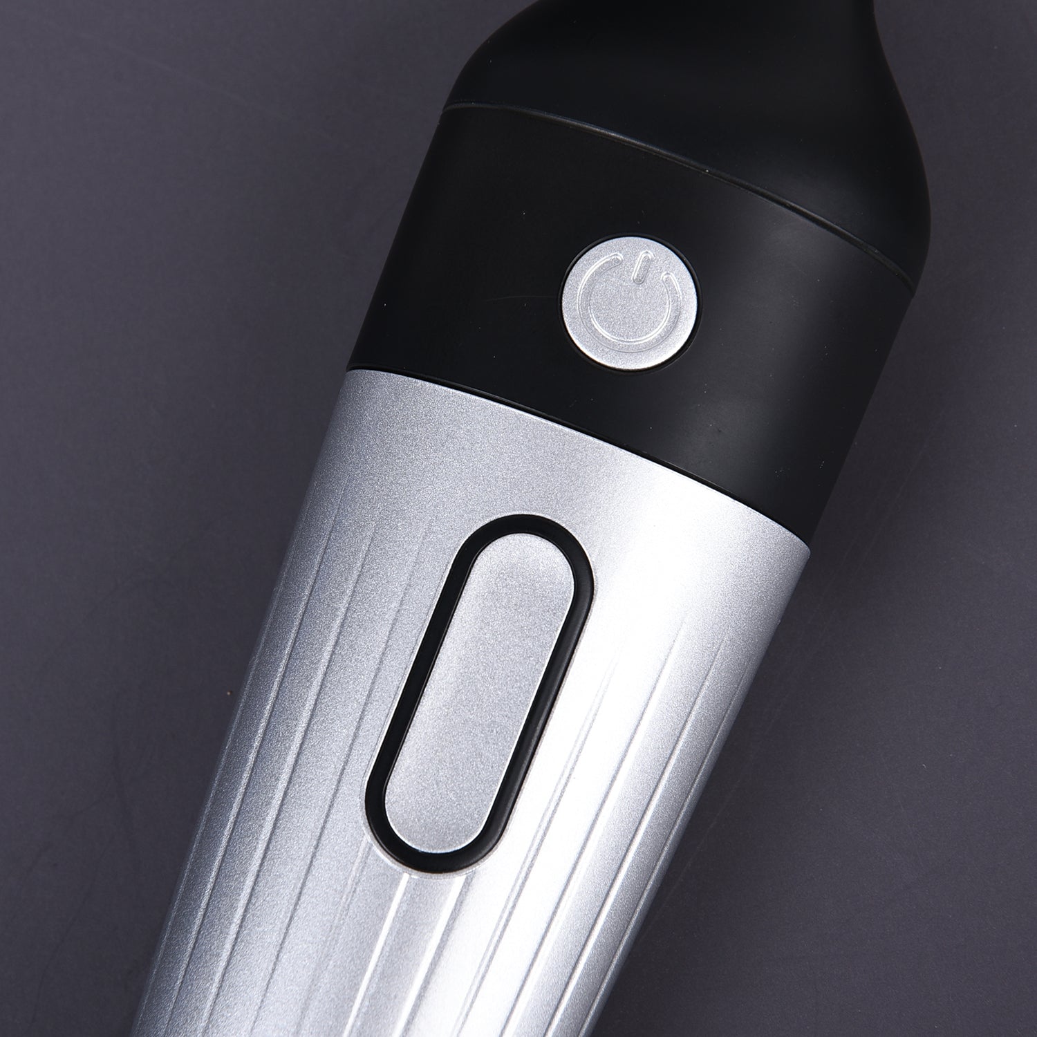 HOMESMART - Ultraschall Reinigungsstift, Zubehör inkl. und 2000mAh Batterie, 15x4,7 cm, Silber