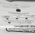 Black+Decker Vakuum-Aufbewahrungstasche, Extra groß 60x100cm, 3 teilig