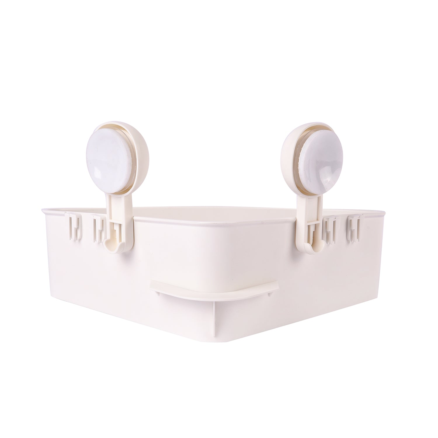 Dreieckiger Eckschrank, Größe 25,5x25,5x10,5 cm, Weiß