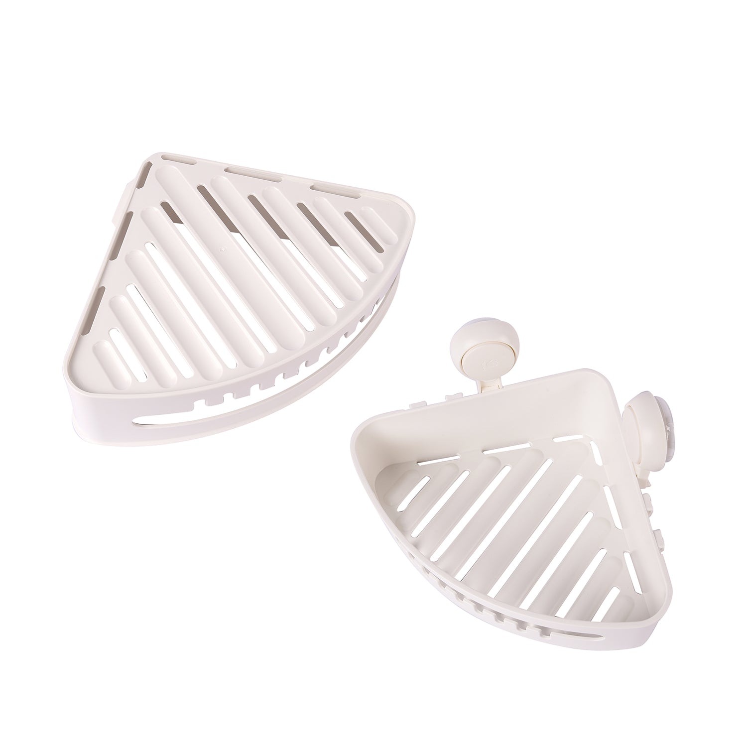 Dreieckiger Eckschrank, Größe 25,5x25,5x10,5 cm, Weiß