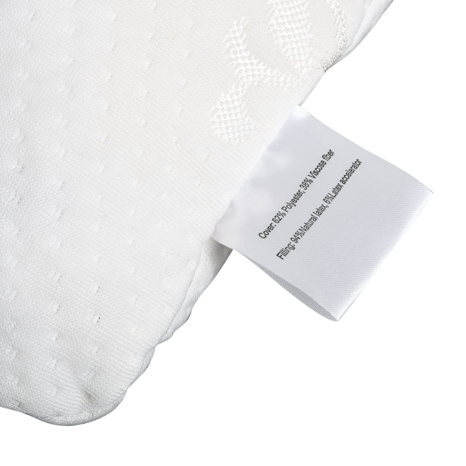 Doppellagiges Natur-Latex Kissen, Größe 40x60x12 cm