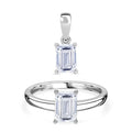 Luxuriant Diamond Premium Set: IGI zertifizierter VS Labor-Diamant-Ring & Anhänger in 950 Platin