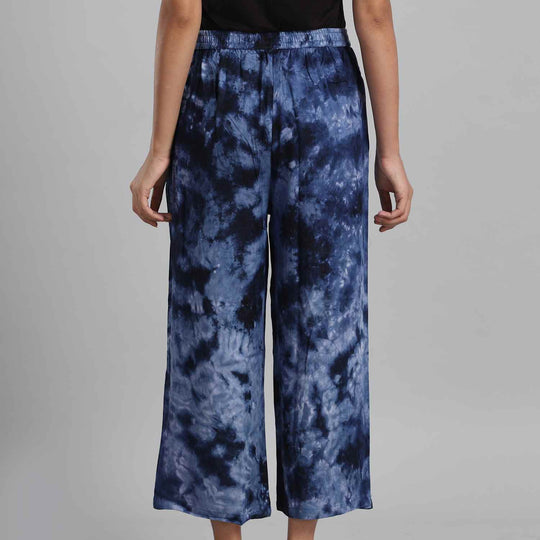 Palazzo Stil Comfort Hose, Größe XXL, Lila