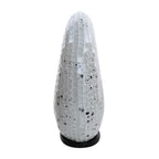 Mosaik Glas Lampe in Donut Form, Weiß