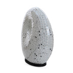 Mosaik Glas Lampe in Donut Form, Weiß