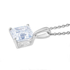 D'Joy Moissanit Ring, Anhänger mit 50cm Kette und Ohrstecker