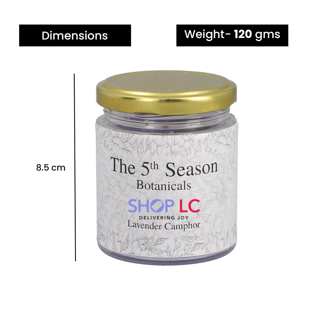 The 5th Season - Botanical Collection Duftkerze au Sojawachs im Glas, Lavendel