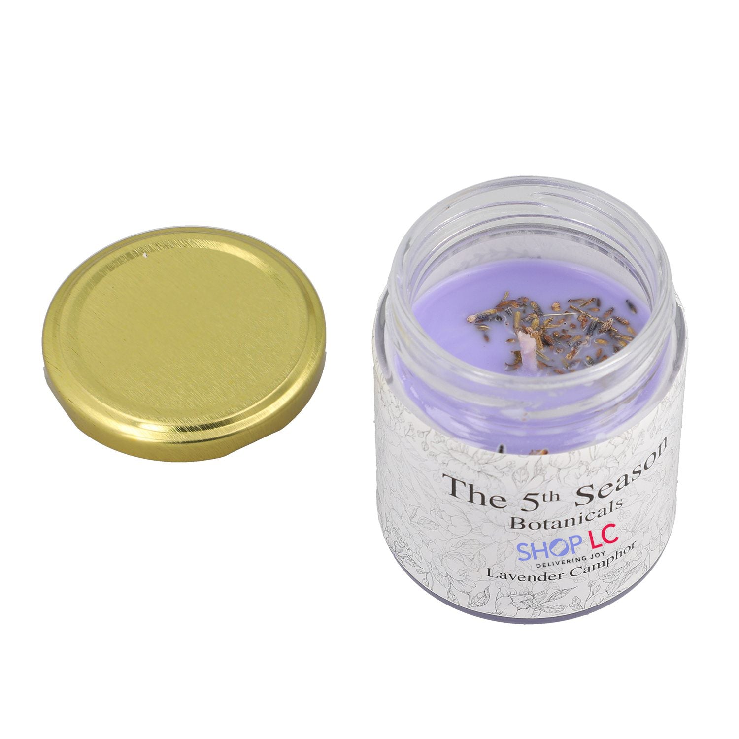 The 5th Season - Botanical Collection Duftkerze au Sojawachs im Glas, Lavendel