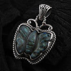 Royal Bali Kollektion - Labradorit Anhänger, 925 Silber ca. 15.56 ct