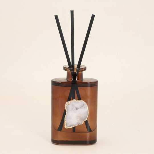 The 5th Season - Aromatherapie Duft Diffusor Set mit Edelstein, Braun